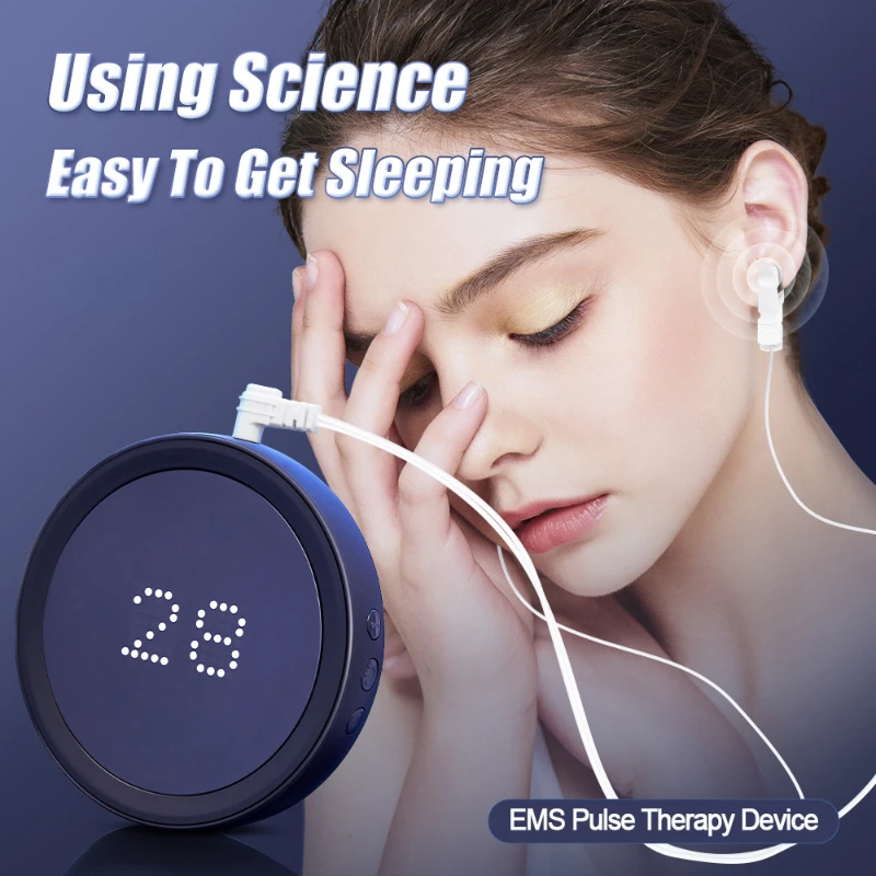 CES Microcurrent Sleep Aid Treatment of insomnia Anxiety Disorders Depression Device for Insomnia Fast Sleeping  Anxiety Relief