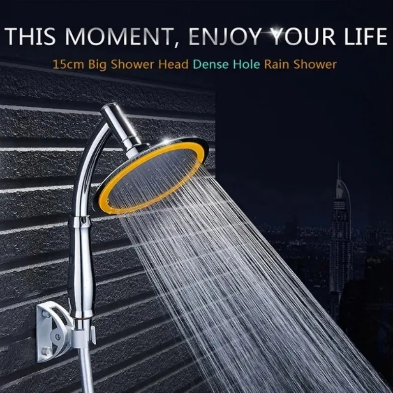 Hochdruck-Dusch kopf 4/6 Zoll Hochdruck-Regen dusch köpfe Hand-Überkopf verstellbarer Super-Druck-Lotus