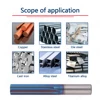 Carbide Reamer CNC Machine Hole Deburring Tool Blue Coating HRC65 Lath Cutter Drill Stainless Steel Hard Steel 4mm 6mm 8mm 1PCS 2