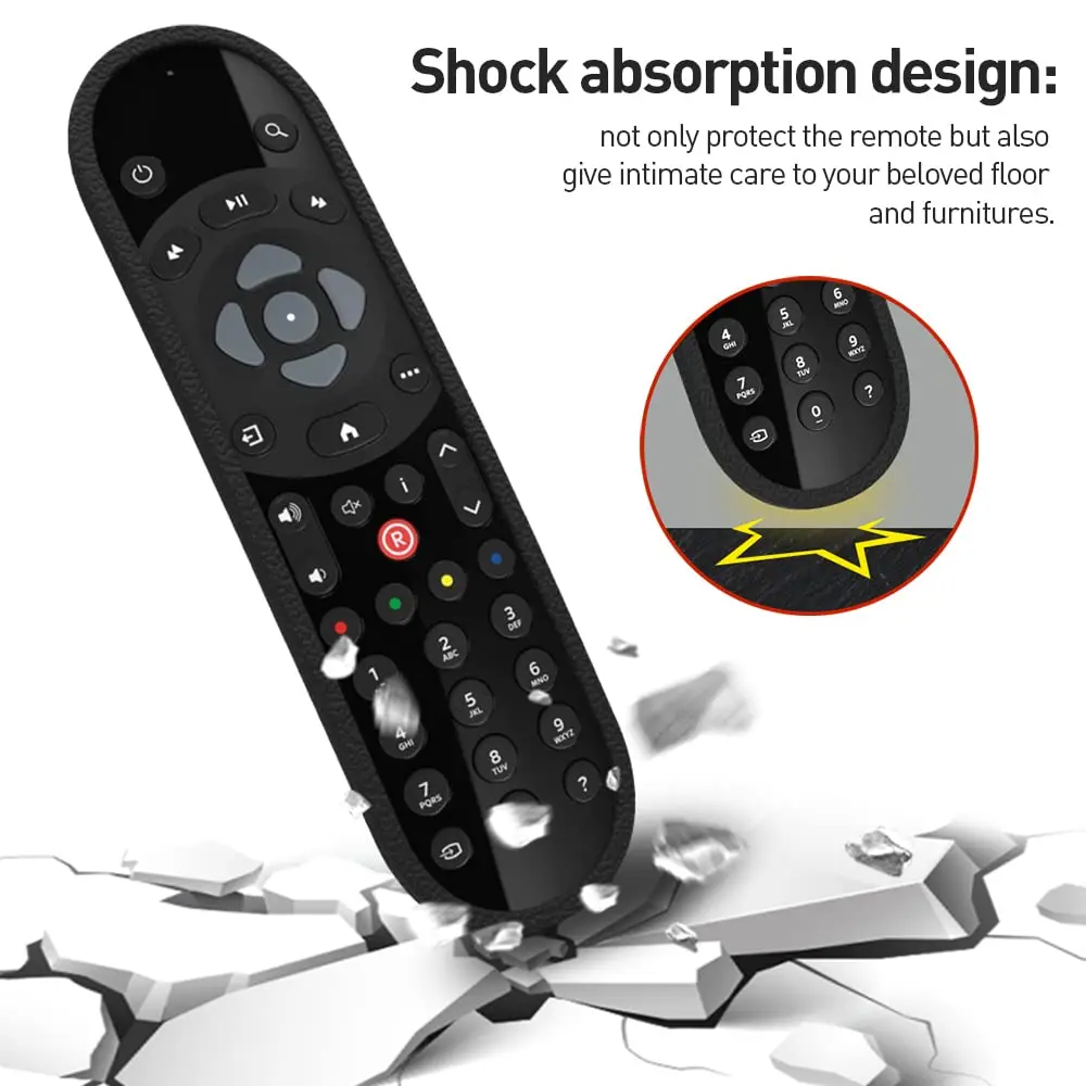 Shockproof Remote Control Cover with Hand Loop – Skin-Friendly Protective Case