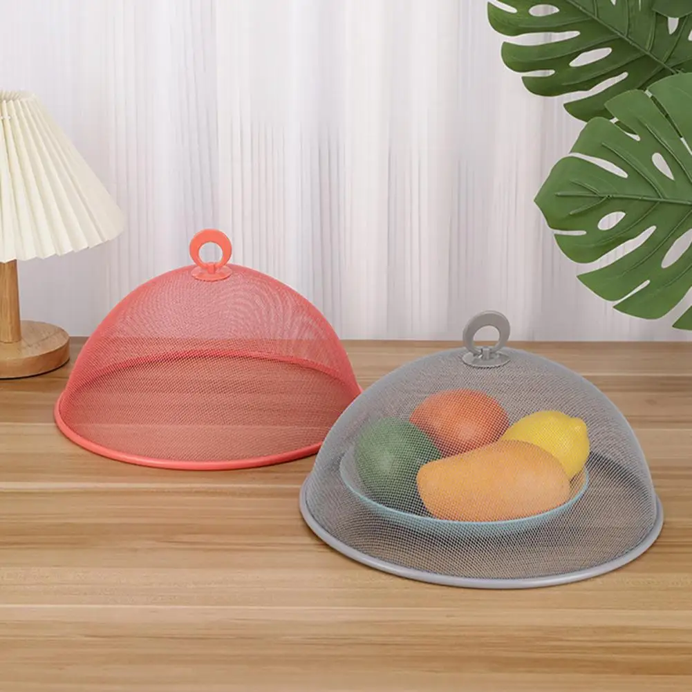 

2Pcs Convenient Multifunctional Round Table Outdoor Picnic Food Tent Umbrella Net Kitchen Gadgets Food Cover Food Cover