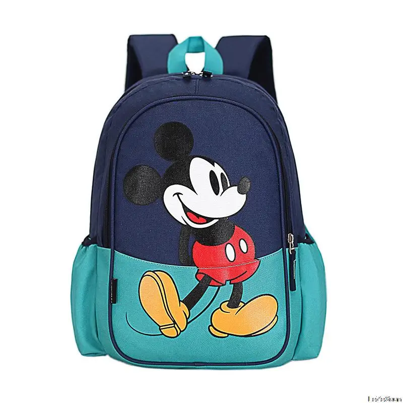 Disney Cartoon New Children Girls Mickey Mouse Backpack Boys Cute School Bag Waist Bag Chest Bag