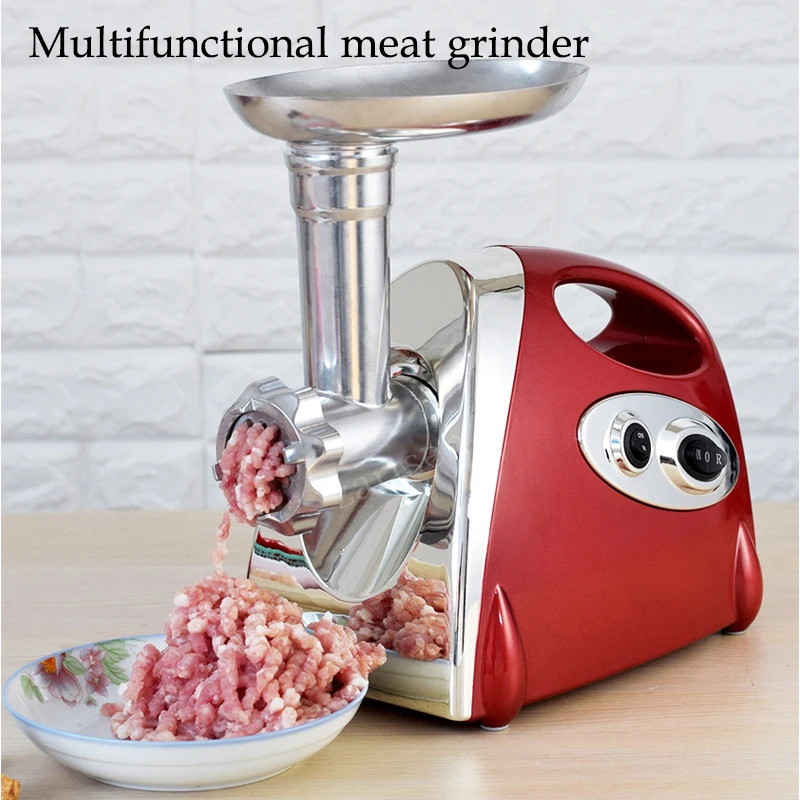 ElectricMeatGrindersStainlessSteelHousingHeavyDutyGrinderHome