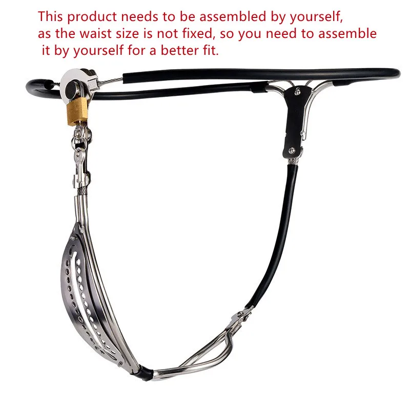 Female Chastity Belt Pants Stainless Steel Device Underwear Bondage Sex Toy chastity lock sex toy