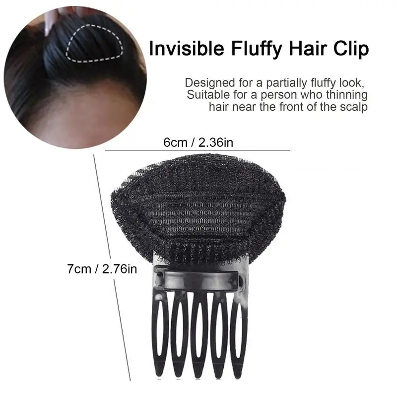 Front Hair Fluffy Sticker Hair Pad Hair Device Bangs Fluffy Insert Comb Pad Hair Hair Comb Head Top Hair Root Increase Hairpin