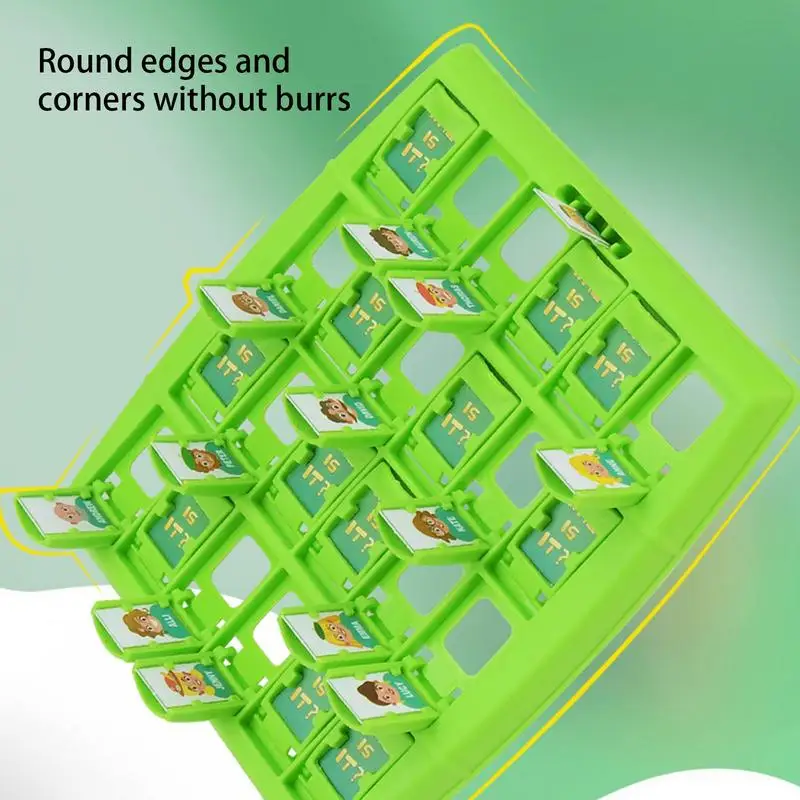 Guessing Game Educational Guess Game Preschool 96Pcs Parent-Child Interaction Funny Logical Reasoning Thinking Puzzle For