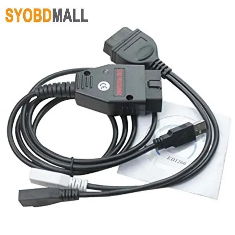 Чип Galletto 1260 EOBD ECU от FTDI, программатор чтения, записи, автомобильный ECU Flasher, работает для нескольких автомобилей OBDII OBD2 16-контактный диагностический кабель
