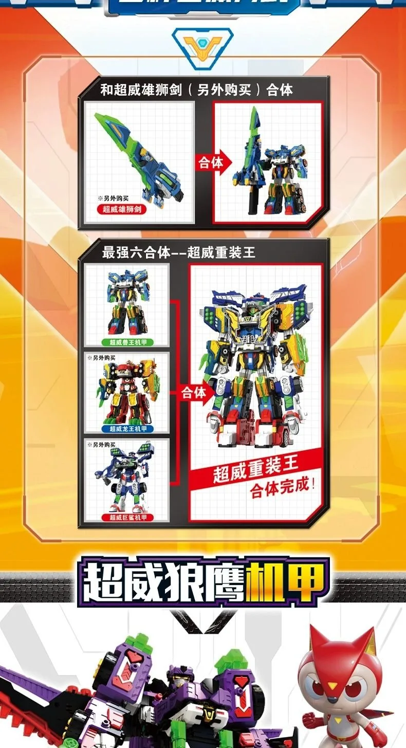 ミニフォースVレンジャーメカ変形ロボットアクションフィギュア