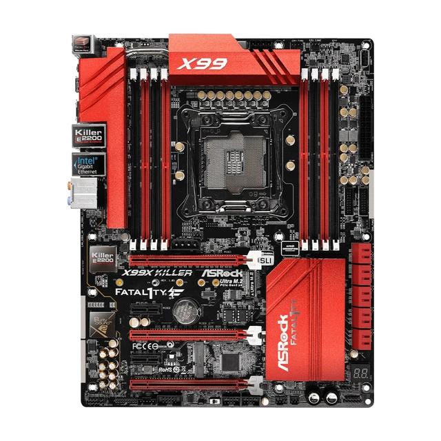 ASRock X99X KILLER Motherboard Support i7-6800K 6900K E5 ASRock X99X KILLER Motherboard Support i7-6800K 6900K E5