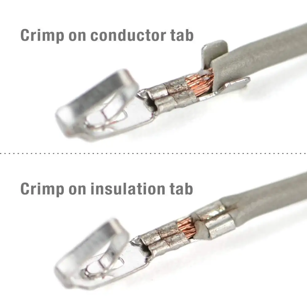 IWISS IWS-2412M Crimping Pliers 2.8/4.8/6.3mm Plug Insulated Male Female Connectors Wire Crimper Set Terminals Assortment Kit 5