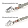 IWISS IWS-2412M Crimping Pliers 2.8/4.8/6.3mm Plug Insulated Male Female Connectors Wire Crimper Set Terminals Assortment Kit 5