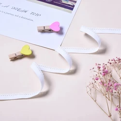 Stretchy Lace Trim Elastic Band for DIY Sewing and Craft Projects - 10mm, 3 - 10 Yards (White)