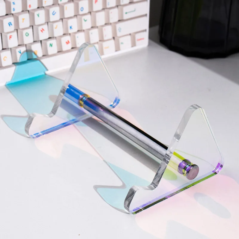 

1pcs Keyboard Display Stand Acrylic Transparent White/Colorful Single Layer Mechanical Keyboard Collection Rack