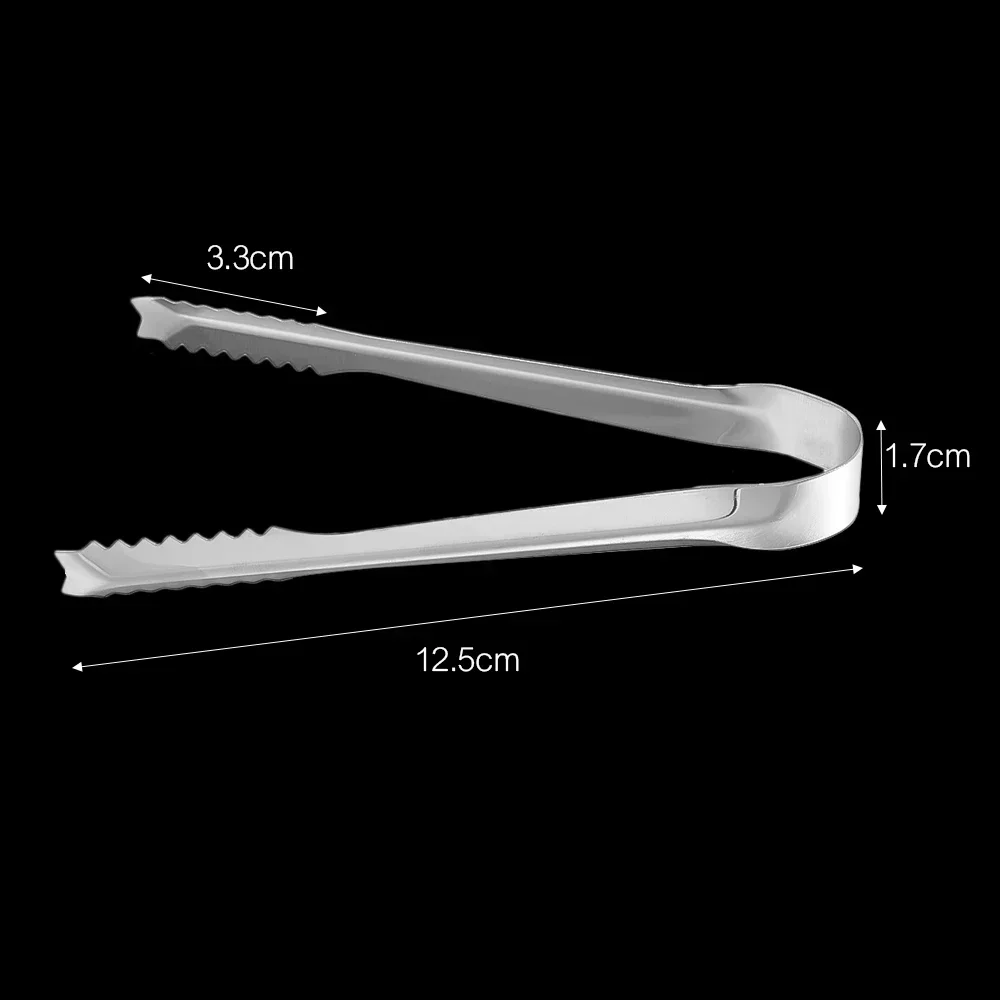 Stainless Steel Ice Tongs 5/1pcs Buffets Tongs Portable Wedding Party Candy Buffet Bar Home Kitchen Tools BBQ Ice Cream Tools