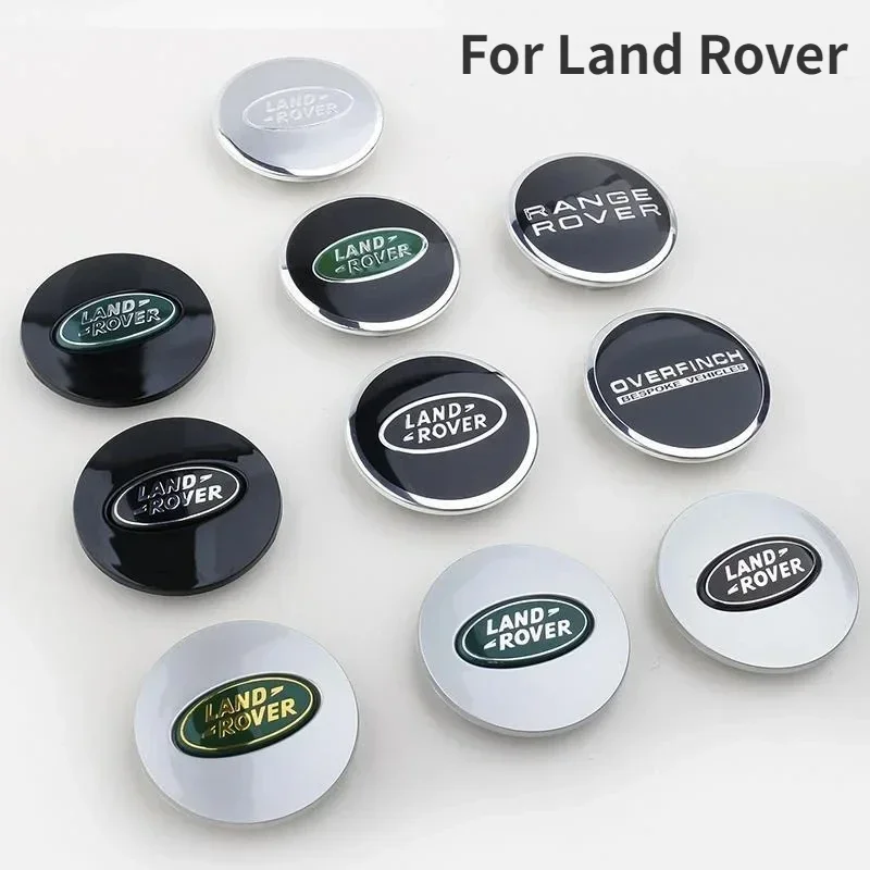 4pcs 62mm Car Emblem Badge Rims Logo Hub Caps For Land Range Rover Sport Evoque L322 L320 L406 P38 Wheel Center Caps Accessories