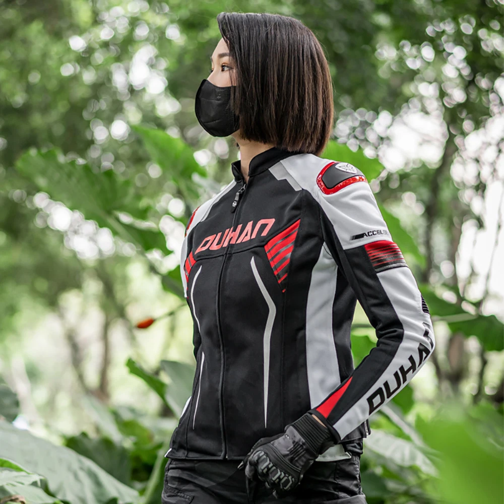 

DUHAN Motorcycle Jacket Men Women Summer Breathable Mesh Motocross Cycling Protection Clothes Windproof Equipment