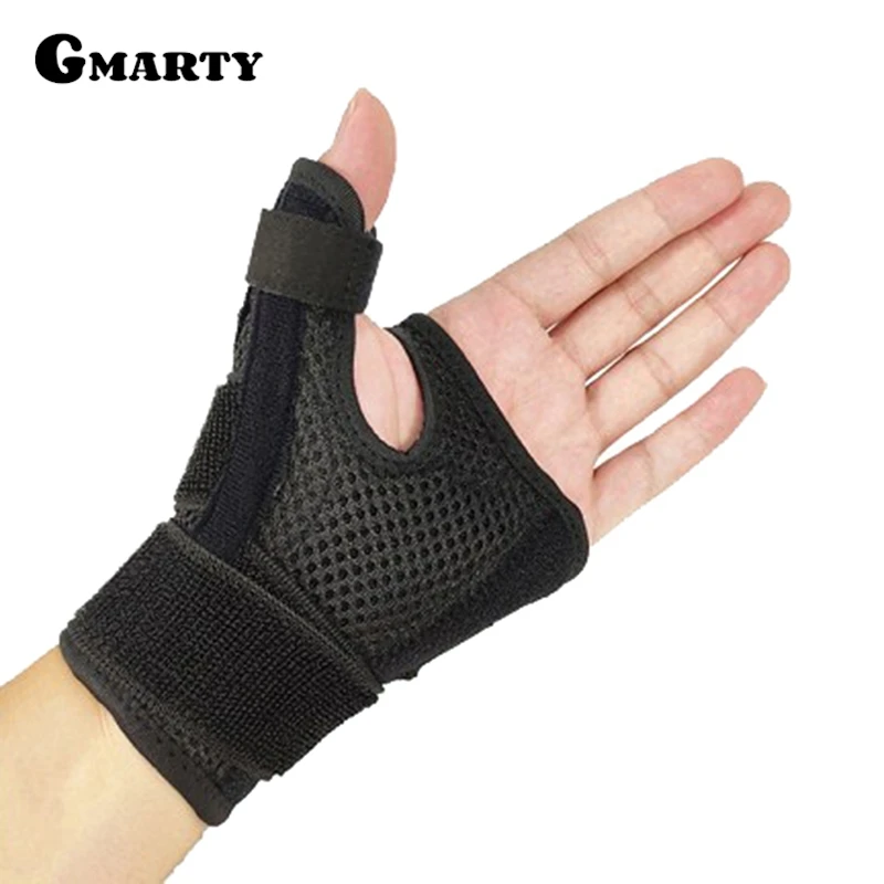 

Fitness Thumb Wrist Brace Wraps Carpal Tunnel Arthritis Tendonitis Sprain Wrist Support Bandage Gym Home Sports Hand Protector