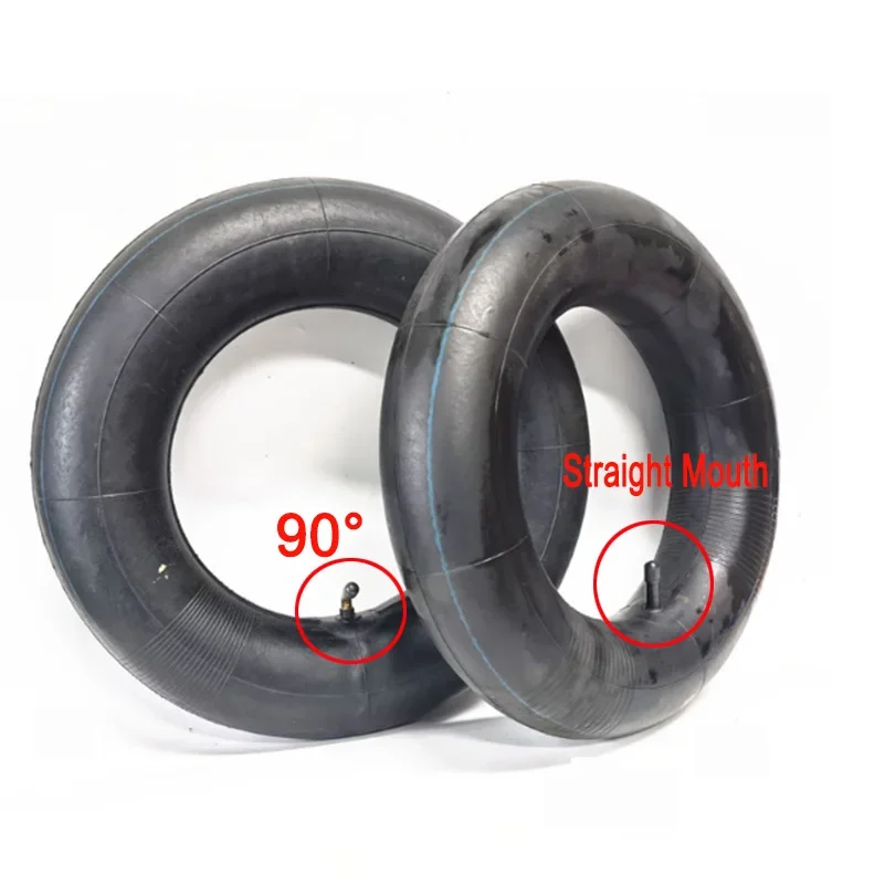 2 Camera D'Aria 4.80/4.00-8 - Per Carriole, Trattori, Spazzaneve, Valvola Curva