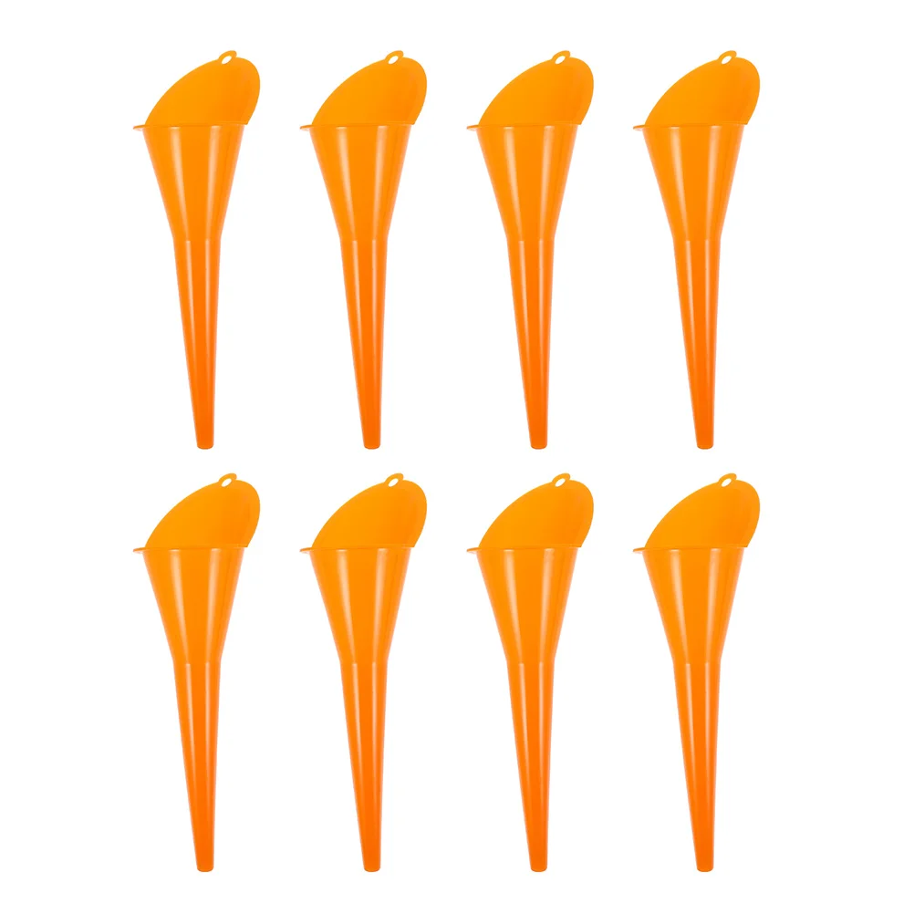 

8 Pcs Car Funnel Funnel Plastic Fuel Car Engine Refueling Motorbike Filling Plastic Funnel Gas Tank