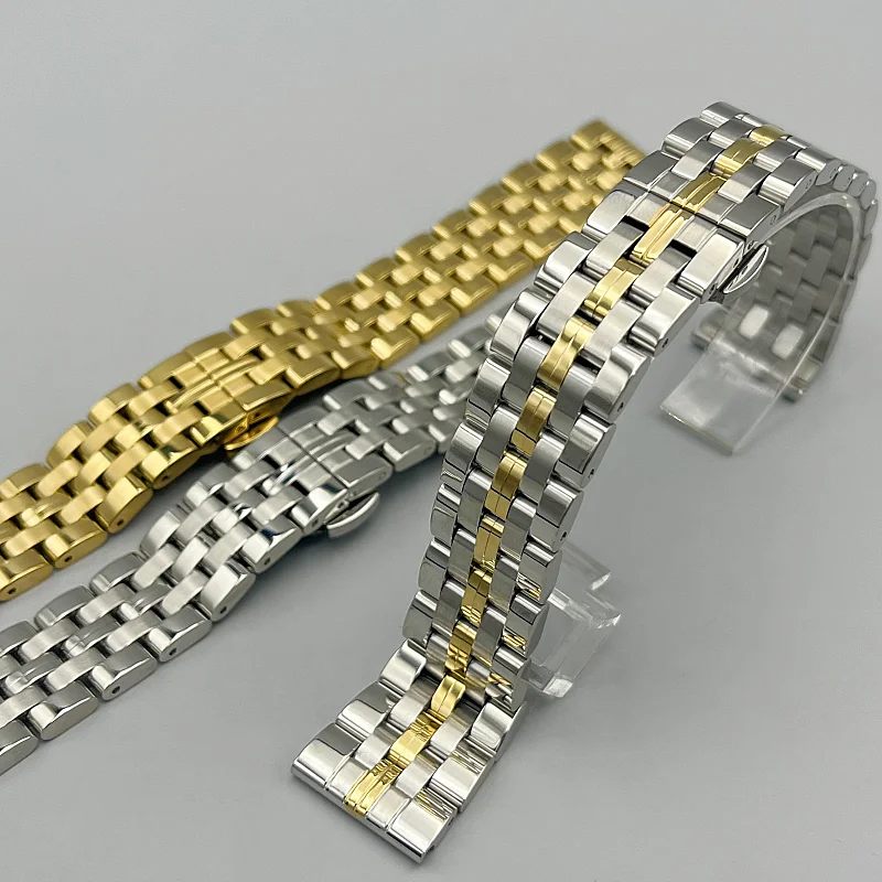 Premium Solid Stainless Steel Metal Watch Band Strap Bracelet