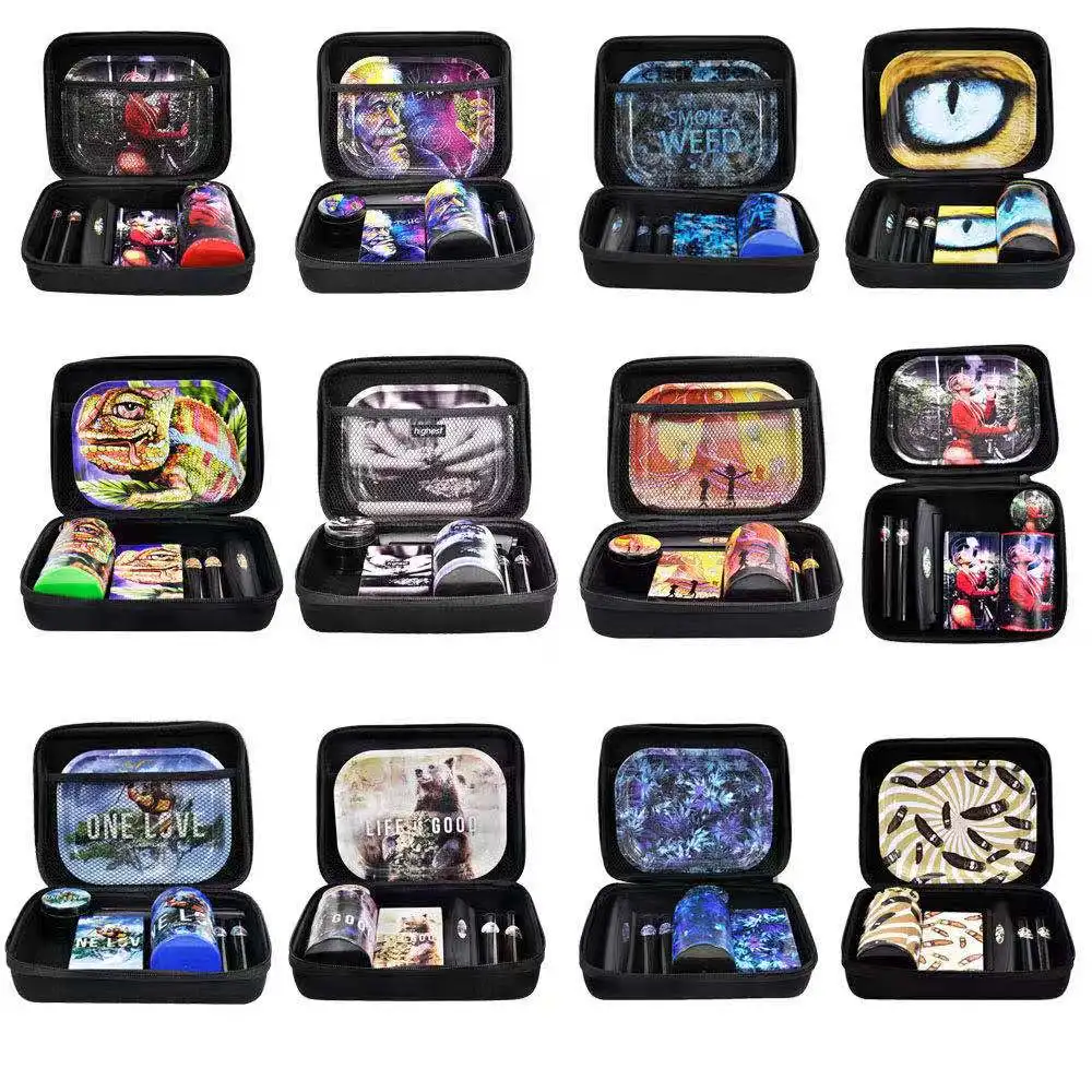 Набор табака цинковый сплав курительная шлифовальная машина с пластиковой