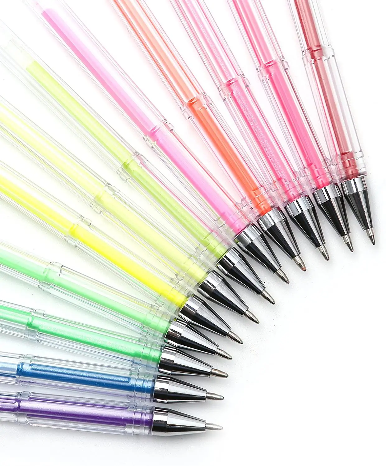 Ballpoint Pen ZSCM 12/24/48/160 Color Glitter Gel Pen Set Adult Coloring Book Magazine Drawing Doodle Art Marker