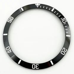 High - Quality Ceramic/Aluminum Bezel Insert for Men's 39mm Watch Case (Style 12 - Ceramics)
