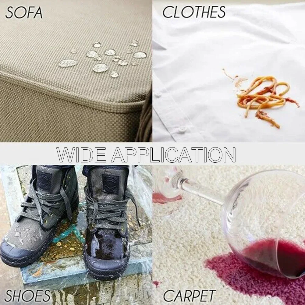 Stain Repellent Protection Waterproof Spray Hydrophobic Coating for Shoes AntiOil Outdoor Protective Cover Shoes 100Ml