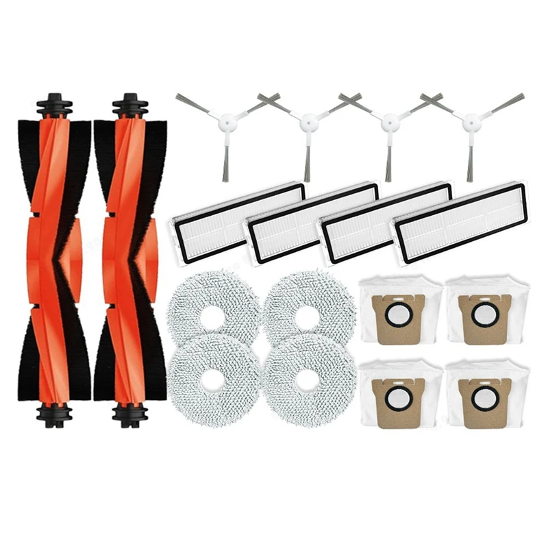 

Швабра для робота-пылесоса Xiaomi Mijia Omni 2 C102CN, основная боковая щетка, Hepa фильтр, насадка для швабры, мешок для пыли, запасные части