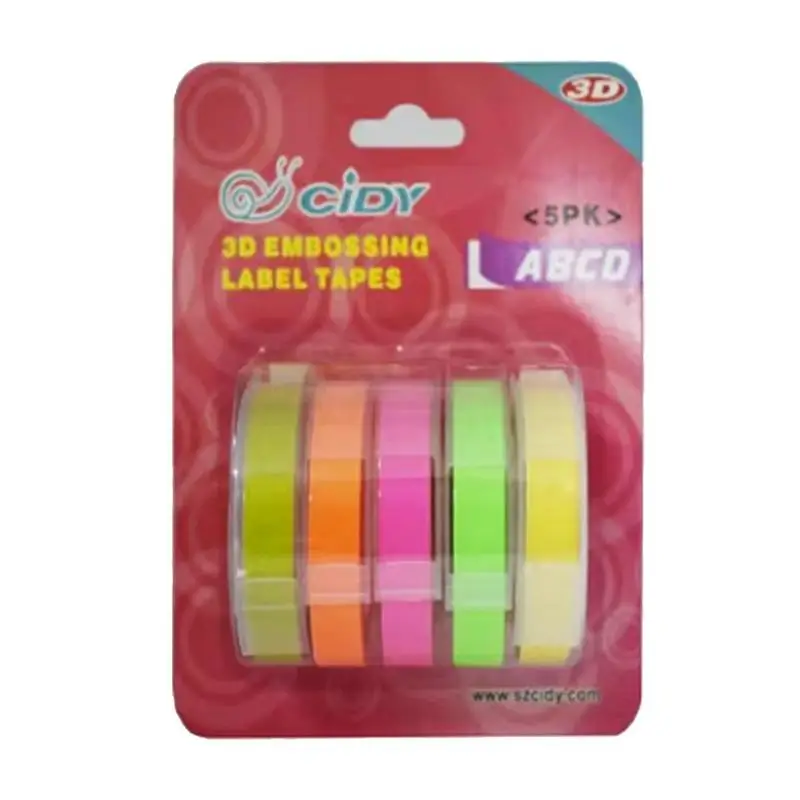 

Handheld Embossed Label Machine Lettering Embossed Labeler Manual Embosser Label Makers Pre-Cut Partitions Embosser Label Makers