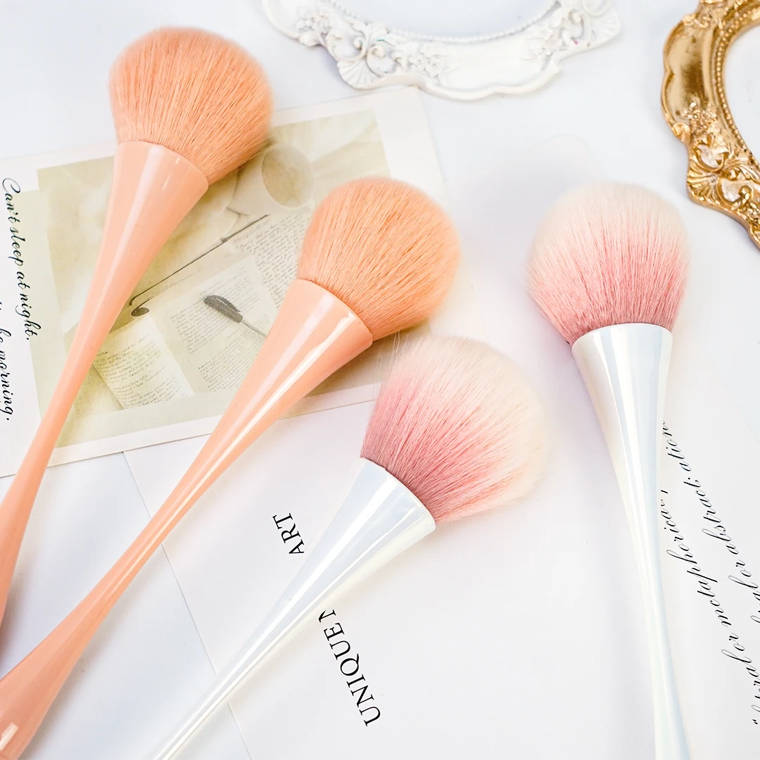 

Nail Art Dust Brush for Manicure Cleaner Cleaning Aurora Pink Brush Acrylic Powder Brushes Gel Nail Accessories and Tools