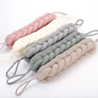 Back Bath Sponge Exfoliating Loofah Back Scrubber Long Bath Loofahs Stretchable Mesh Body Cleaning Bath Towel Shower Sponges 1
