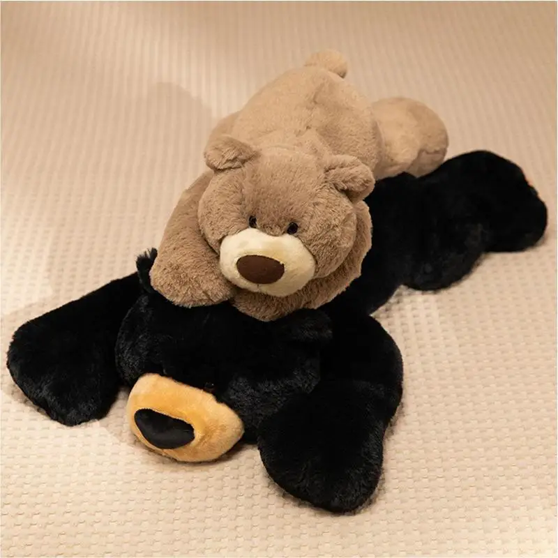 Bear Plushie Stuffed Animals Teddi Bear Doll Brown Bear Giant Plush Bear Toy Fluffy Stuffed Animal Soft Cushion Ornament For Bed tooarts duckshund wine cork container iron craft animal ornament gift brown 13 8 4 7 5 9inches