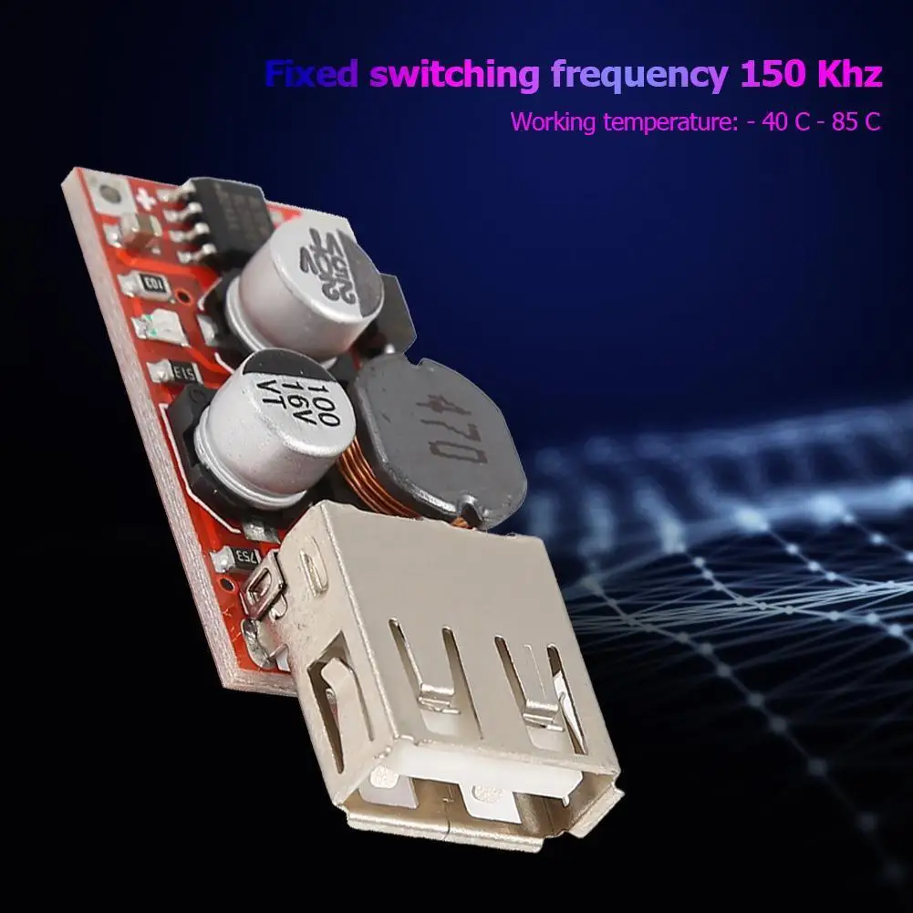 Car Charger DC-DC Step Down Power Module 9V/12V/24V to 5V USB Buck Voltage Board