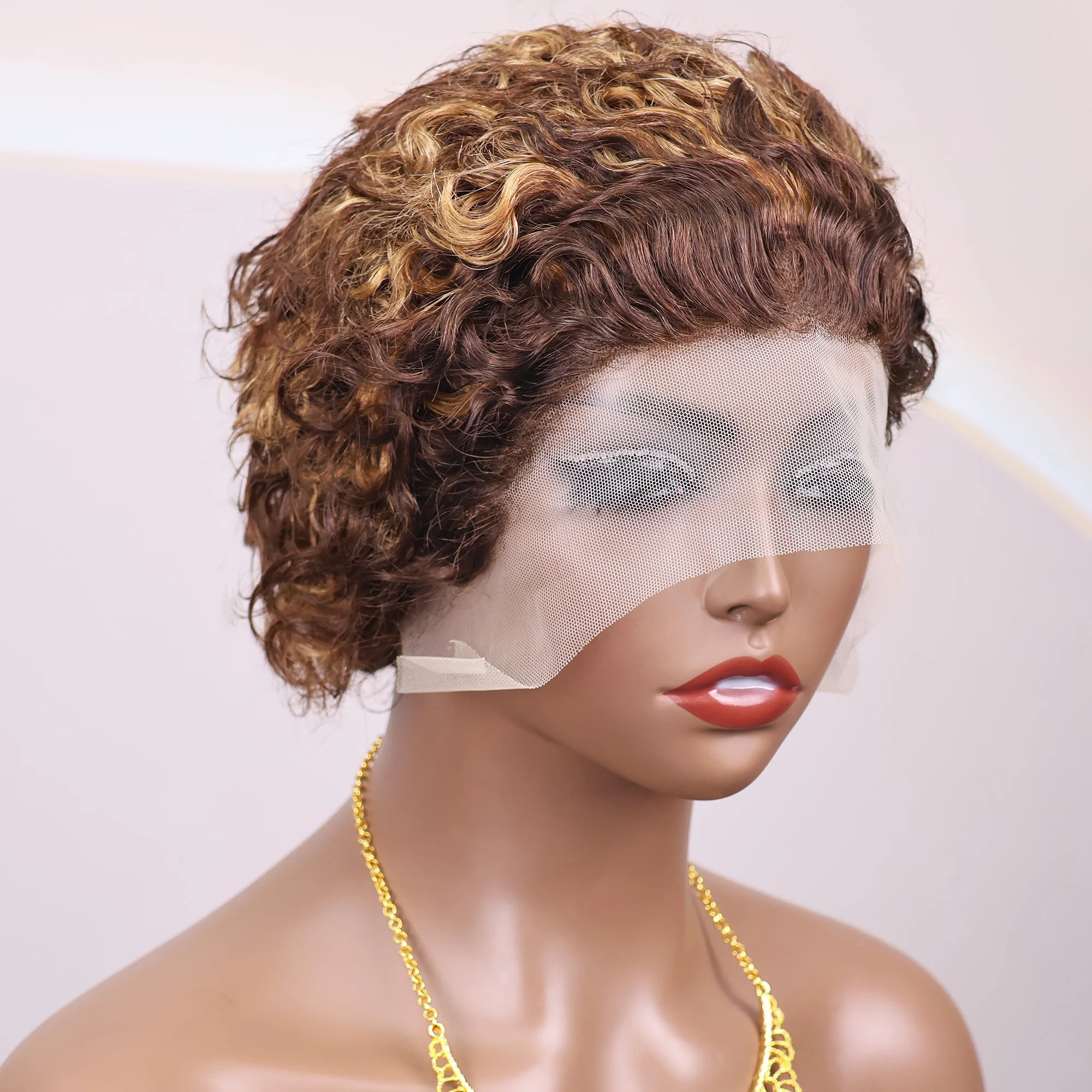 Luxexuan Curly Hair Wig 1