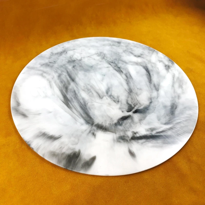 Handmade Large Round Crystal Mold Crafts for Home Furniture Decorations