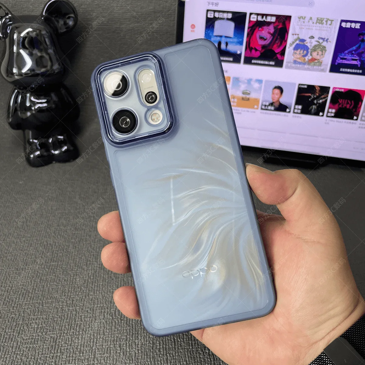 حافظة هاتف من البولي يوريثان الناعم الشفاف لهاتف O...