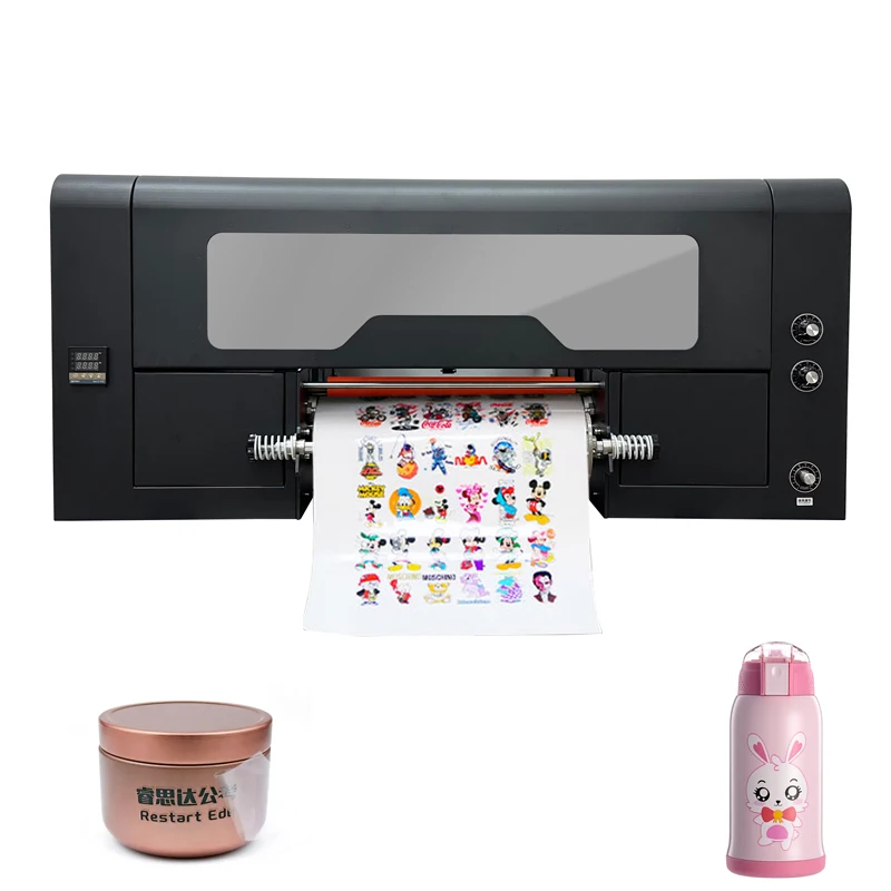 Nuovo Arrivo Uv Dtf Printer 30Cm A3 Roll To Roll Logo Sticker Decalcomanie Ab Film Printing Uv Dtf Printer Machine