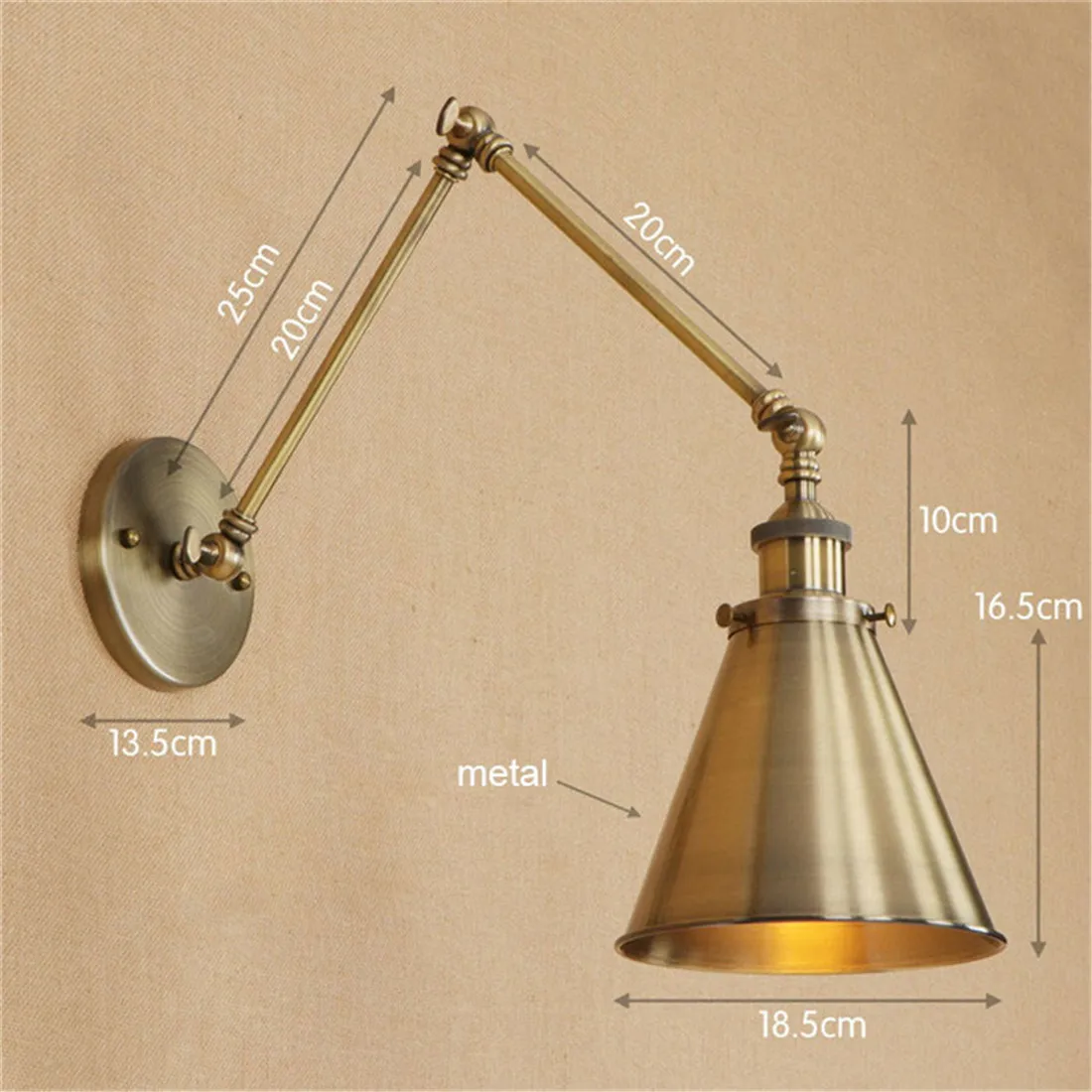 Vintage Wall Lights Bedside Wall Lamp Sconce Modern Light for Bedroom Nordic Wandlamp Industrieel 85-285V Wandlampe