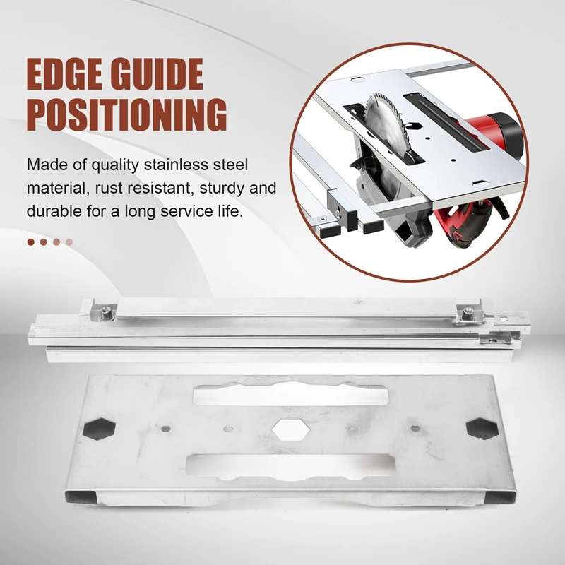 Multifunctional Edge Guide Positioning Cutting Wood Board Tool Electricity Circular Saw Trimmer Machine Woodworking