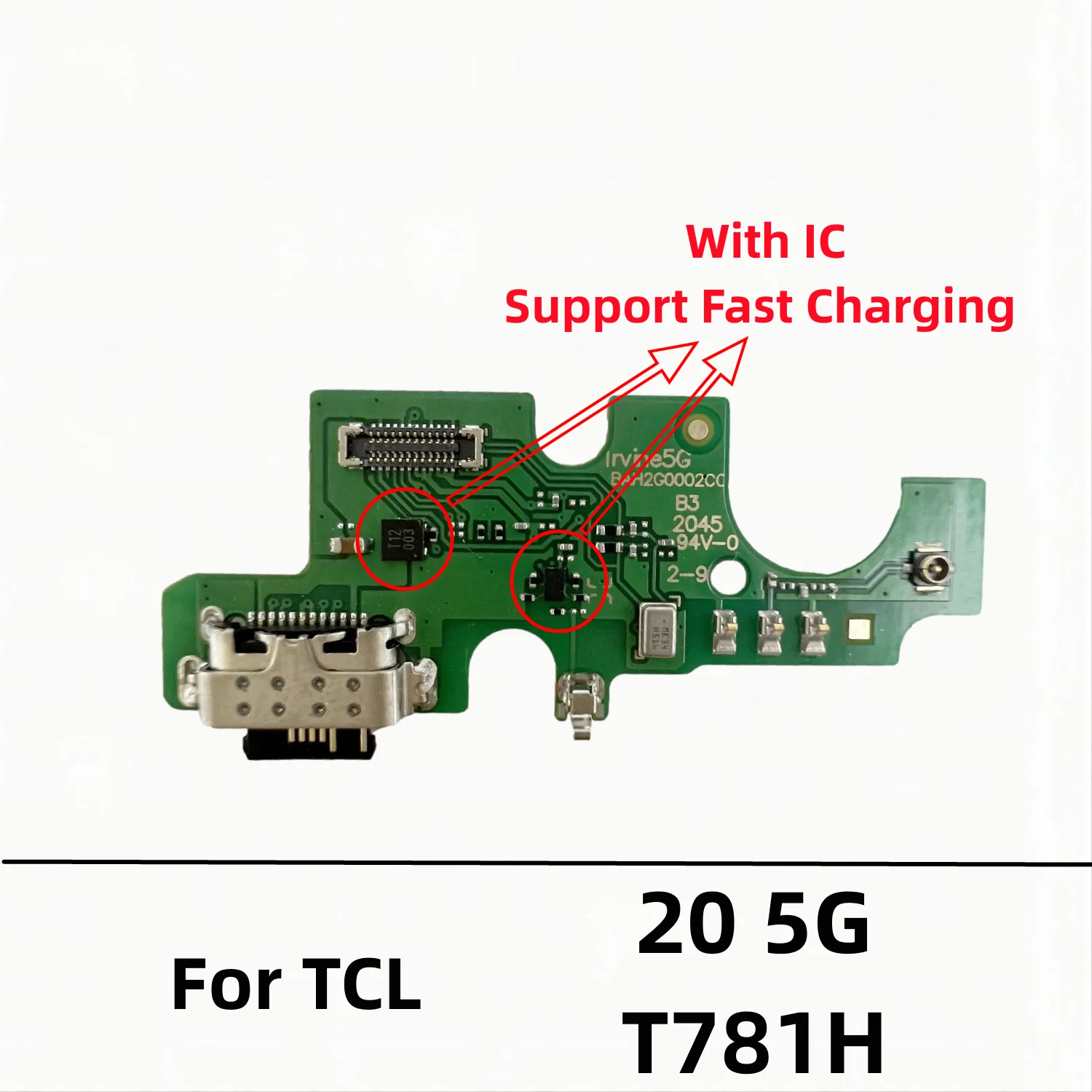 USB Charger Dock Connector Board Charging Port Flex Cable For TCL Plex 10L 10 20R 5G 20 30 Pro 40 SE XE 20Y T767H 30+ Plus