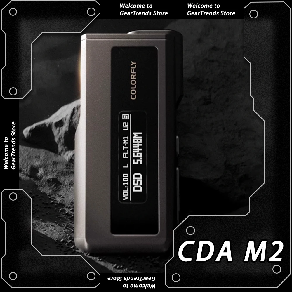 COLORFLY CDA M2 Titanium HIFI USB Headphone Amplifier Portable Dual CS43198 Headphone Amplifier PCM768 DSD256 3.5/4.4mm Custom