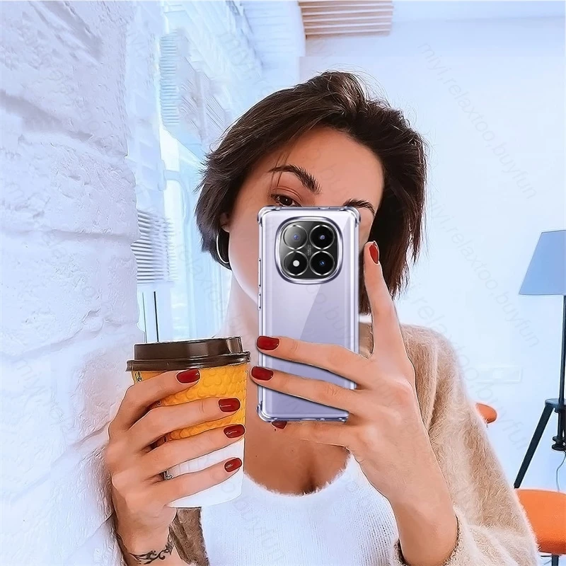 Transparent Soft TPU Silicone Anti-Shock Clear Phone Case