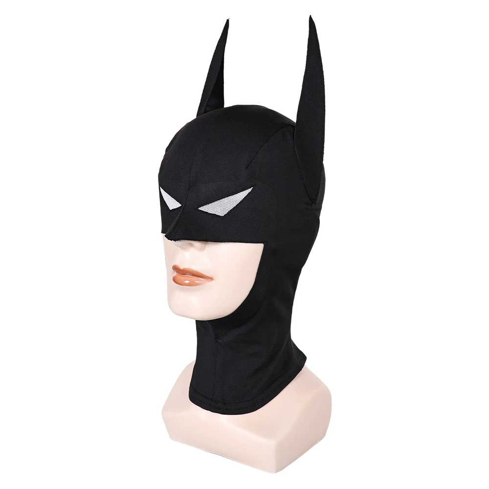Cosplay Hats Bruce Wayne Adult Men Disguise Black Hat Headgear Costume Accessories Male Half Head Mask Halloween Prop