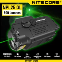NITECORE NPL25 GL Compact Tactical Light  900 lumens headlamp with a convenient rapid battery for Pistol Airsoft Picatinny Rail 1