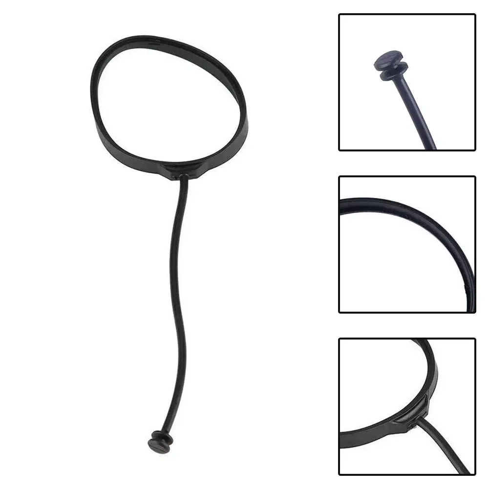 1pcs Car Gas Tank Cap Band Fuel Gas Filler Tank Band Cord Tether Rings Connection Cable For BMW 1 3 5 Series fuel cap cord strap