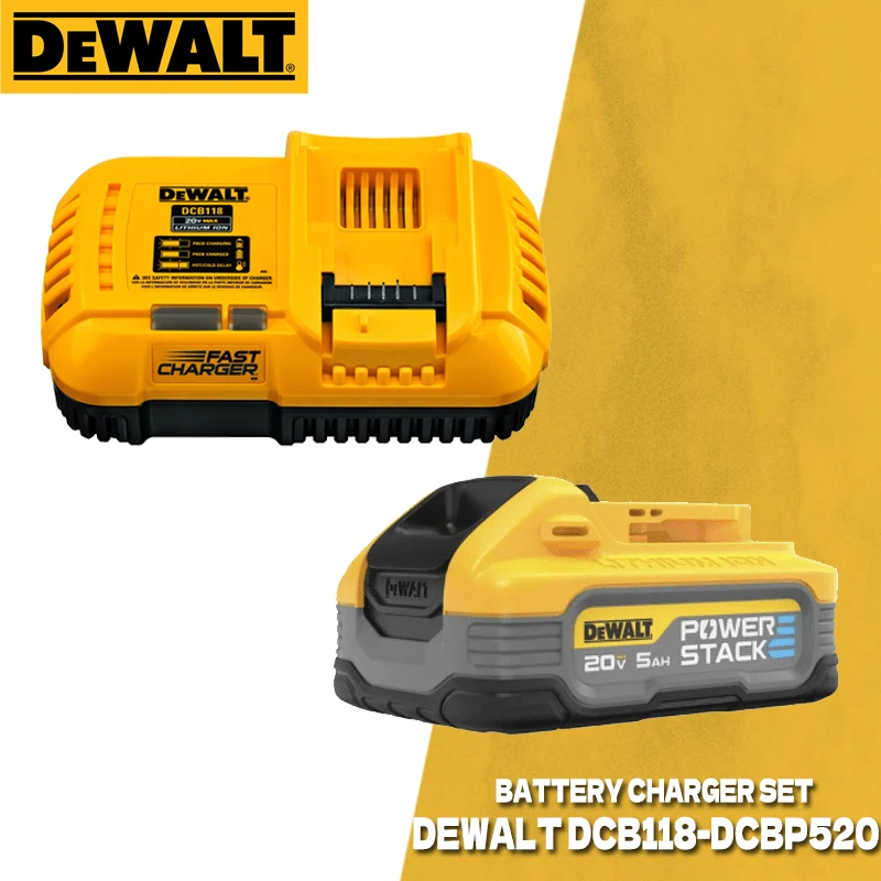 

DEWALT DCBP520 DCBP034 DCB208 DCB184 DCB182 DCB203 DCB184 20V Lithium Li-ion Battery DCB118 DCB1104 220V Charger Kits