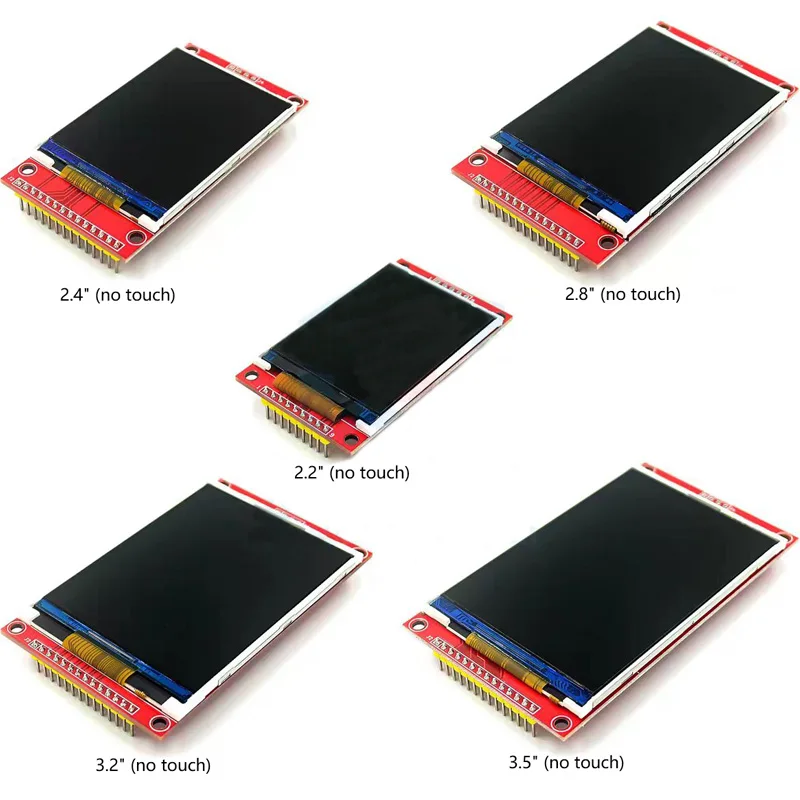 2,2 Zoll/2,4/2,8/3,2/3,5 Zoll TFT Touch Color SPI serielles LCD-Anzeigemodul