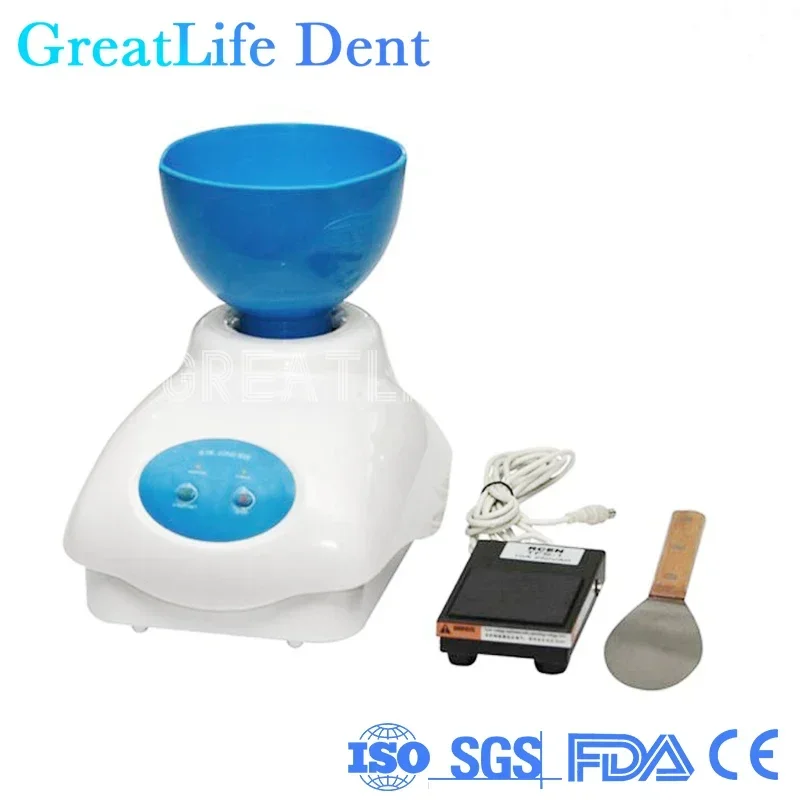 

GreatLife Dent Dental Lab Equipment Printing Material Blender Alginate Automatic Mixer Container Dental Alginate Mixer Machine