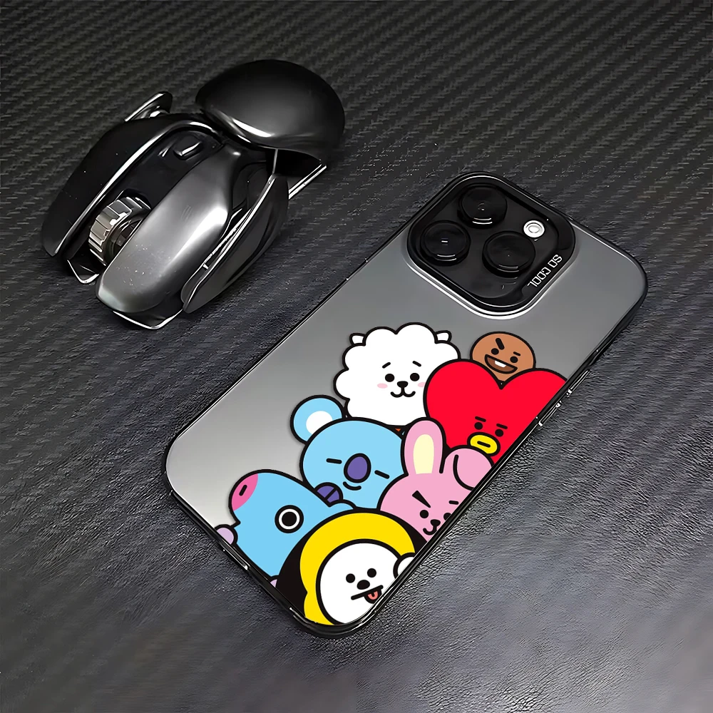 Adorable Cartoon Character Phone Case with Anti-Fall Matte Finish